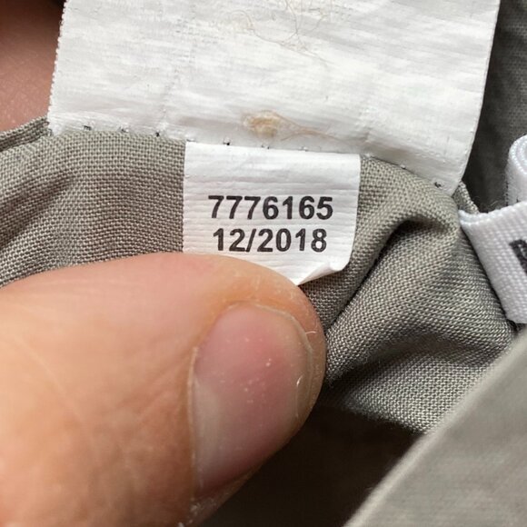 Pottery Barn Gray Linen Accent Pillow King Sham Set Two 2 Size 36" x 20" - Picture 4 of 4